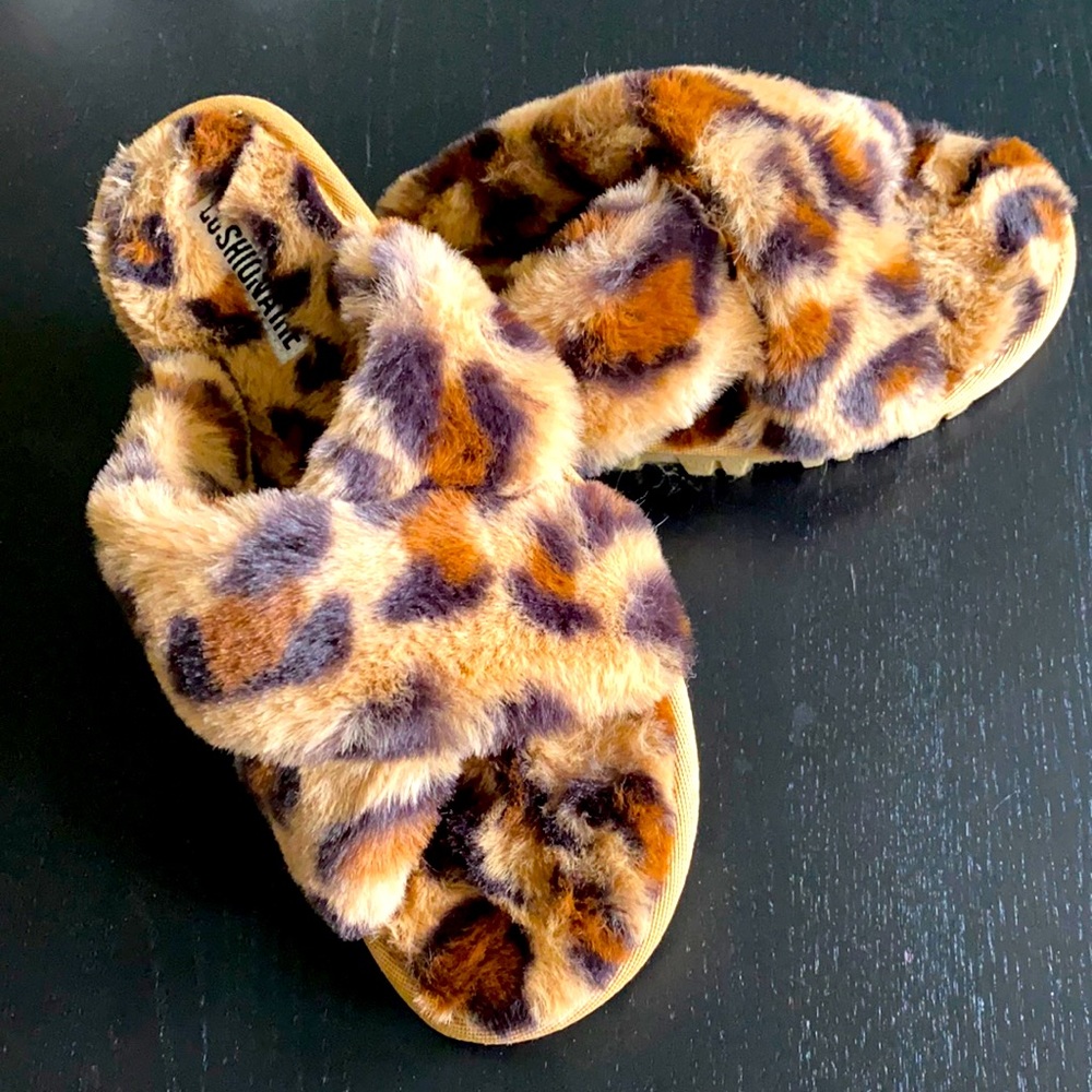Leopard Slippers